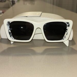 PRADA White Sunglasses
